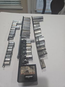 Large Mixed Socket Set with Rails