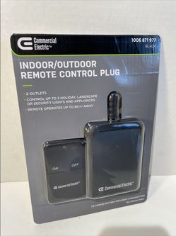 Commercial Electric Indoor/Outdoor Remote Control Plug