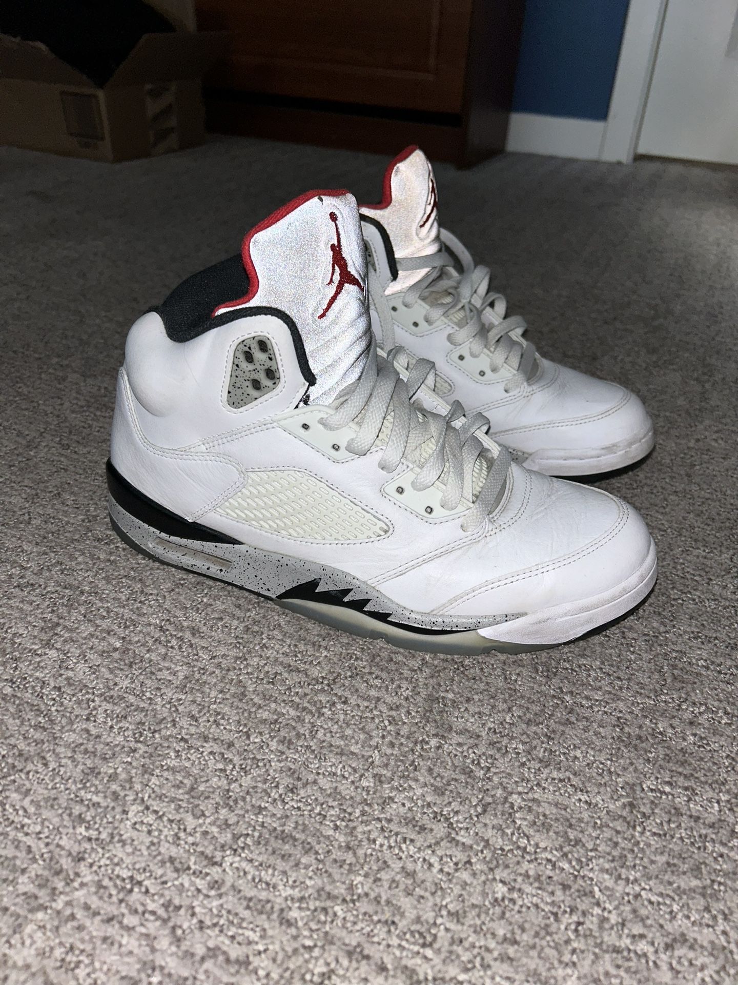 Jordan Retro White Cement men's)