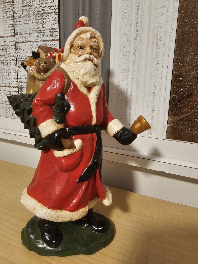 $10.00 - 1996 "Old World Santa", Handcrafted & Handpainted Ceramic! "As Is" Sale!