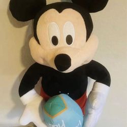 Mickey Mouse Easter Egg 21”Disney Stand Up Plush Greeter