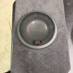 Alpine 8” Sub Enclosure 
