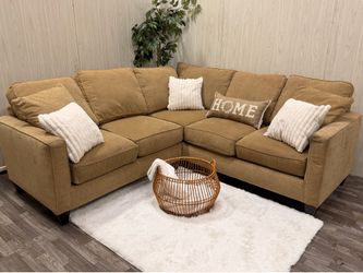 Beige Sectional Couch - Delivery Available