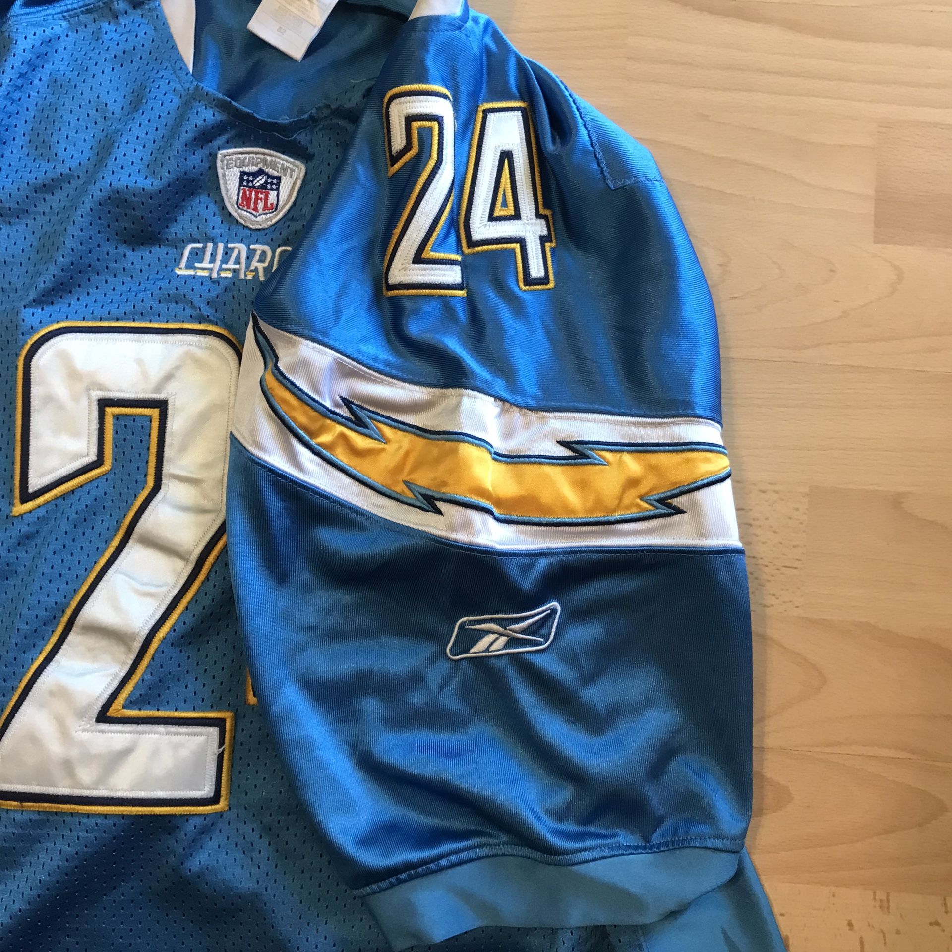 Vintage Reebok NFL San Diego Chargers Ryan Mathews #24 Jersey Size 52