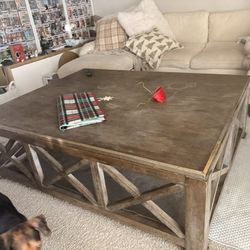 Pure Wood large coffee Table- Outside Table 