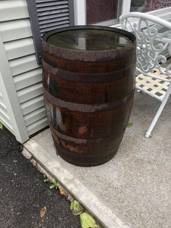 Old oak barrel