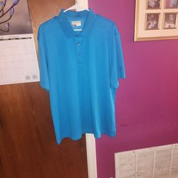 BRAND NEW AUTHENTIC PGA TOUR AIRFLUX GOLF SHIRT. SIZE MENS XL.
