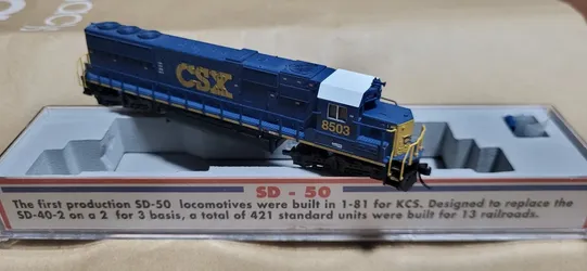 Atlas 49322 N Scale CSX SD-50 Diesel Locomotive #8503 - NIB / Unused