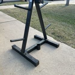 Weight Tree With Barbell Holder 