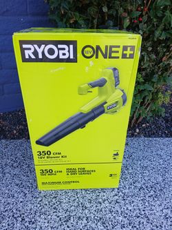 BLOWER RYOBI 18V BATTERY AND CHARGER INCLUDED 