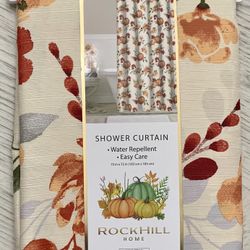 Seasonal (Fall)  Fabric Shower Curtain