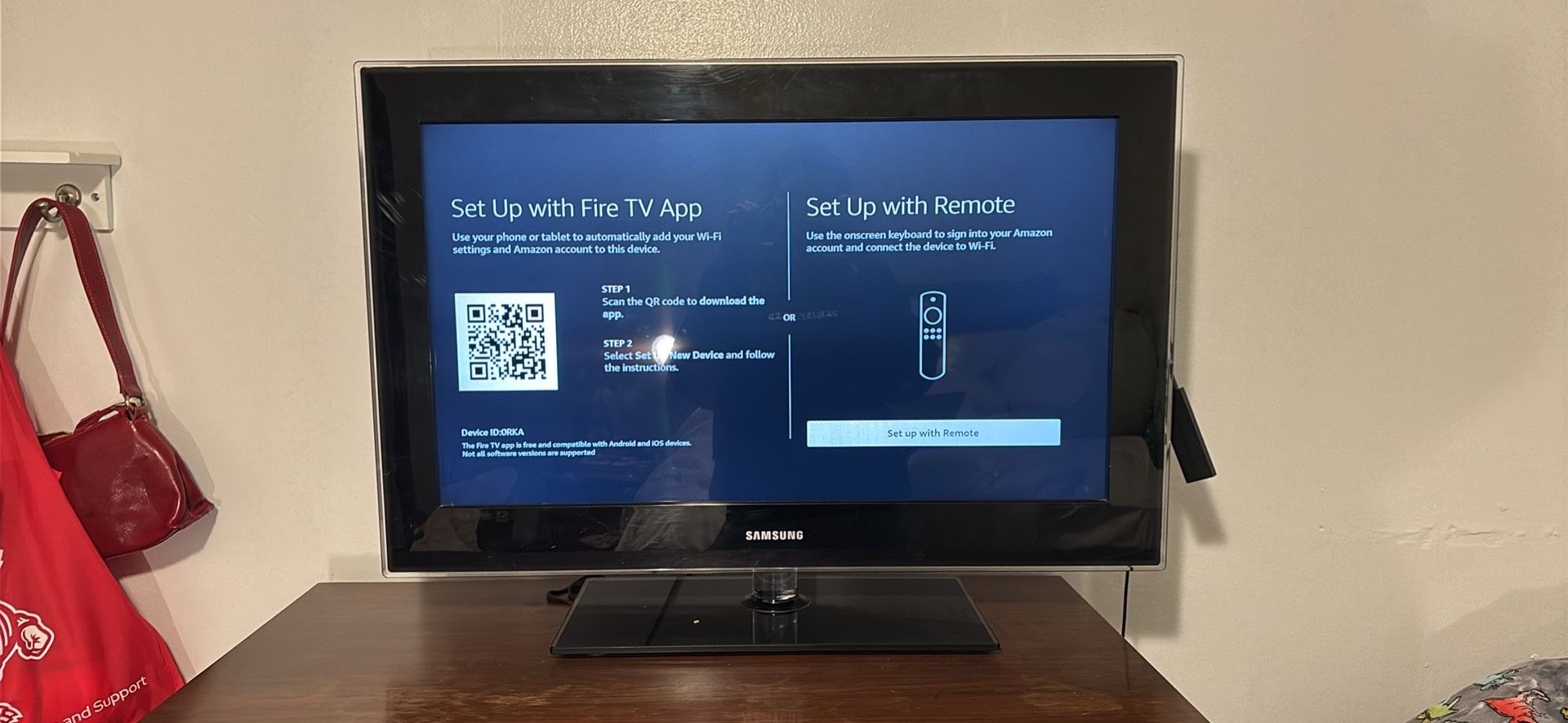 Samsung TV with Amazon Fire Stick