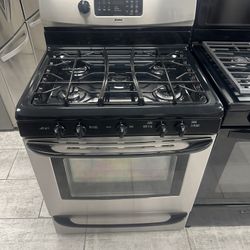 Frigidaire Gas Stove Five Burners Stainless Steel 