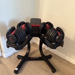 Bowflex Adjustable Dumbbells 552 w/Stand