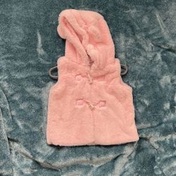 Baby girl Pink Fur Vest 18-24 M