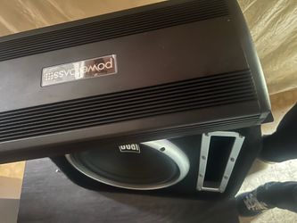 Duel 10in speaker with power bass amp