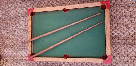 Vintage pool table small