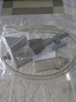 Clear Gray Plastic Tubing Set - To Clean Fish Tank . Hose and Attachments.