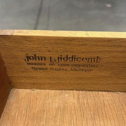 9 Drawer Scalloped Bureau, Dining Table With 3 Leaves 