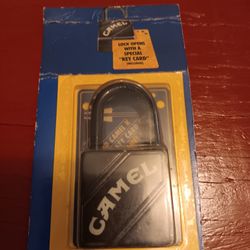 Vintage 90s Camel promo Lock And Key Card Set Sealed