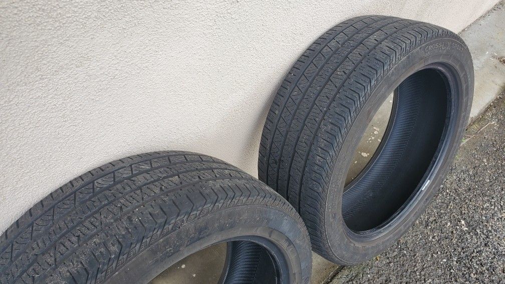2 Tires 255/45/20 Used 60 each