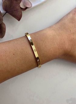 Cartier Small Love Bracelet size 17 in yellow gold