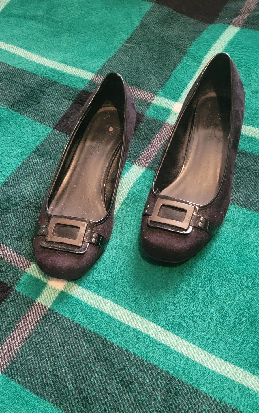 WOMENS KIM ROGERS SHOES BLACK SIZE 6.5 