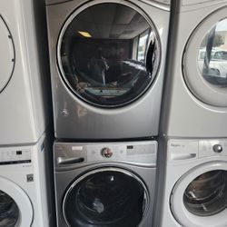Stainless Whirlpool Front Load Set 