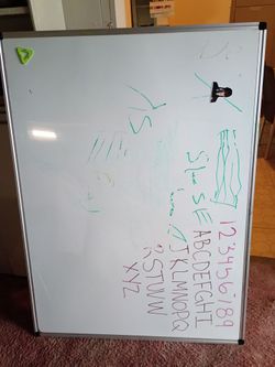 Magnetic steel dry erase board