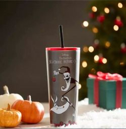Disney The Nightmare Before Christmas Starbucks Stainless steel Tumbler. NEW