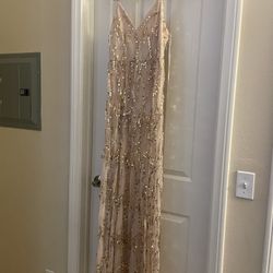 Gold dress 