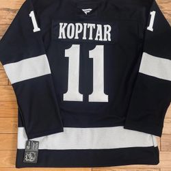 Black Kopitar Los Angeles kings Wayne Gretzky new hockey jersey