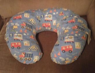 Boppy child's pillow with cover.