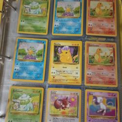 9 1995 Pokemon Cards