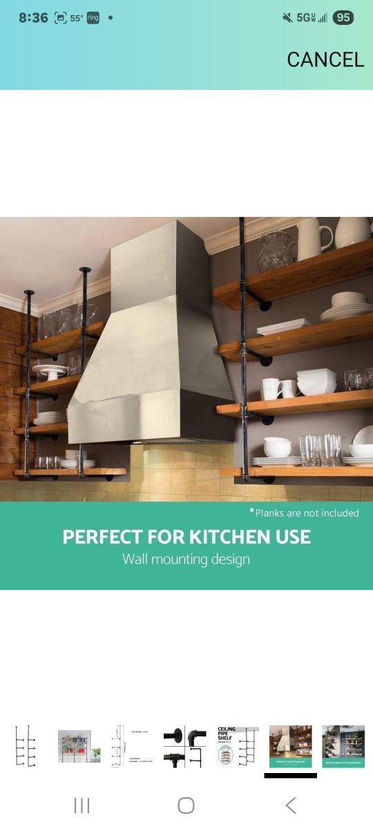 Pipe Shelf Kit