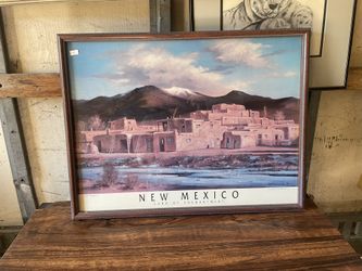 New Mexico Land of Enchantment Framed Art