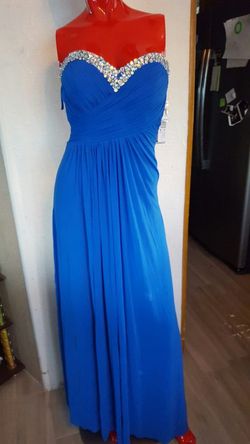 New Royal Blue Prom Dress/Gown Size 5/6