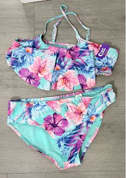 Girls 2 piece bathing suit