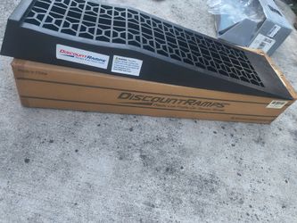 Heavy-duty Black Plastic low-profile vehicle service ramps