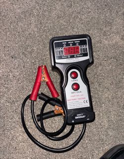 Em577 Battery Load Tester 6v/12v - 125 Amp W/clamps