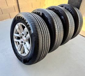 Newly Tires 🔥  GMC Sierra Yukon Denali 18" Wheels and Goodyear Tires 💯