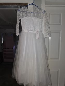 White Party Dress For Girls