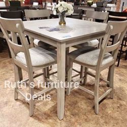 5-pc Counter Height Dining Set 