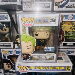 Funko Pop! One Piece: Roronoa Zoro #2178 LE3500 Hot Topic Exclusive W/ Protector
