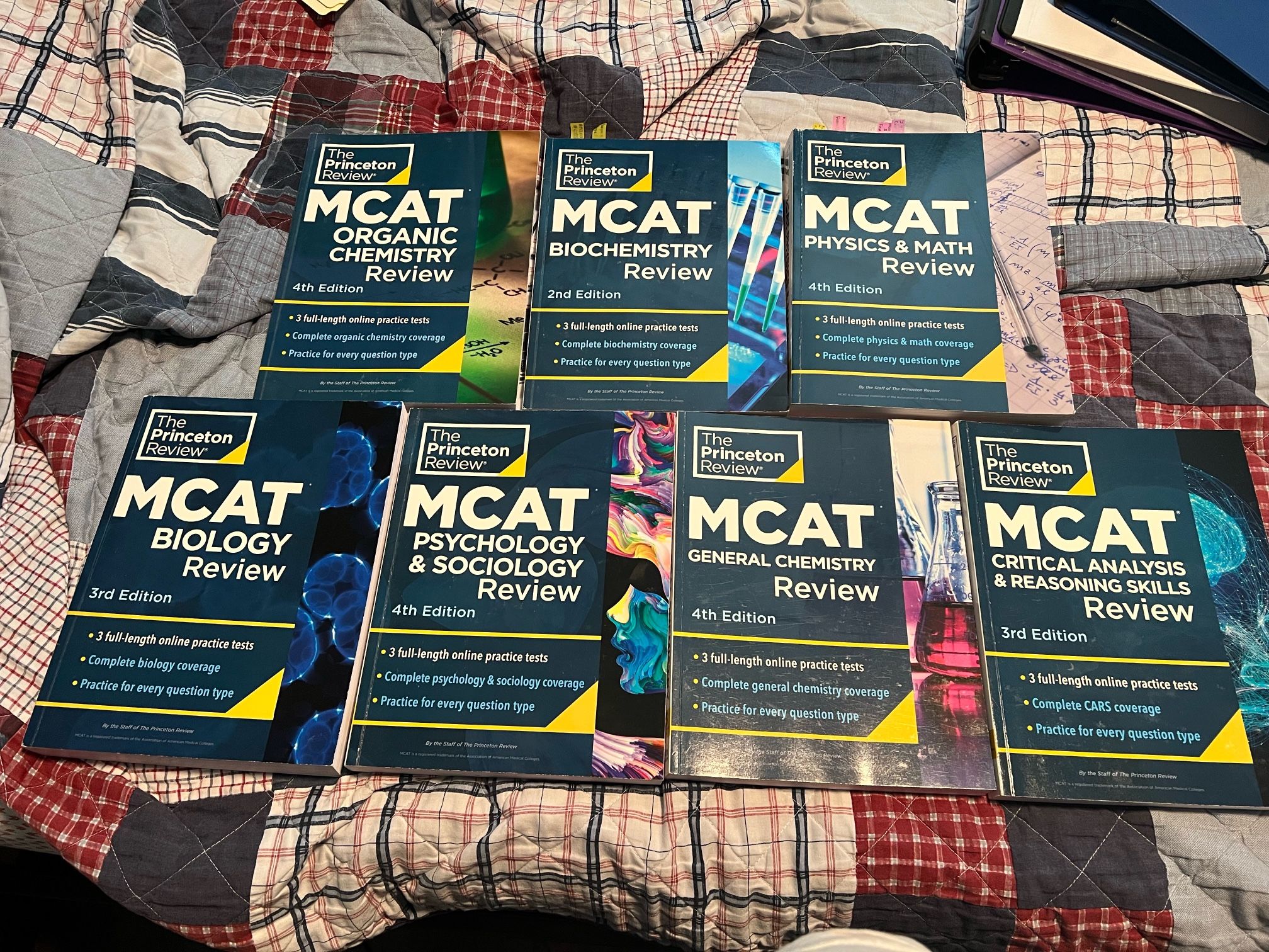 Full Princeton Review MCAT Study Set