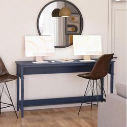New Inbox Sofa Desk /console Navy 
