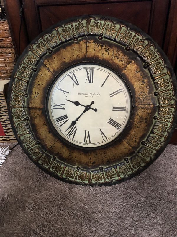 Buchanan Metal Wall Clock for Sale in Gilbert, AZ OfferUp