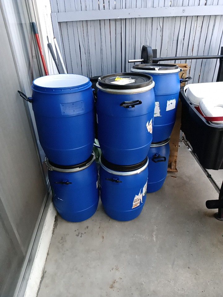New Blue Handle Water Gallons
