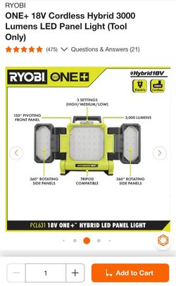 Ryobi 18V Light