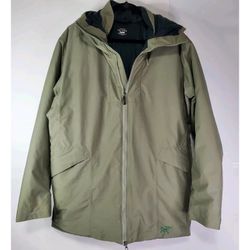 Arc'Teryx Khuno Parka Jacket Goretex Coreloft Green Large Windstopper
